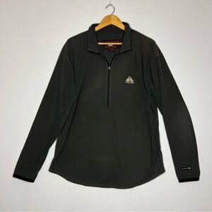 Vintage Nike ACG Thermal Layer Gray Fleece Sweater Size XL